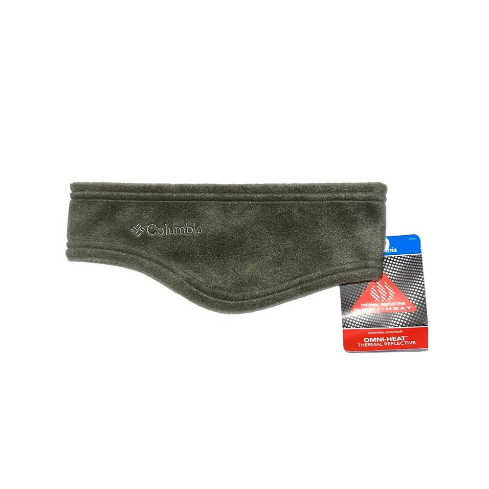 NWT Columbia Unisex Agent Heat Olive Green Omni-Heat Warm Fleece Headring S/M